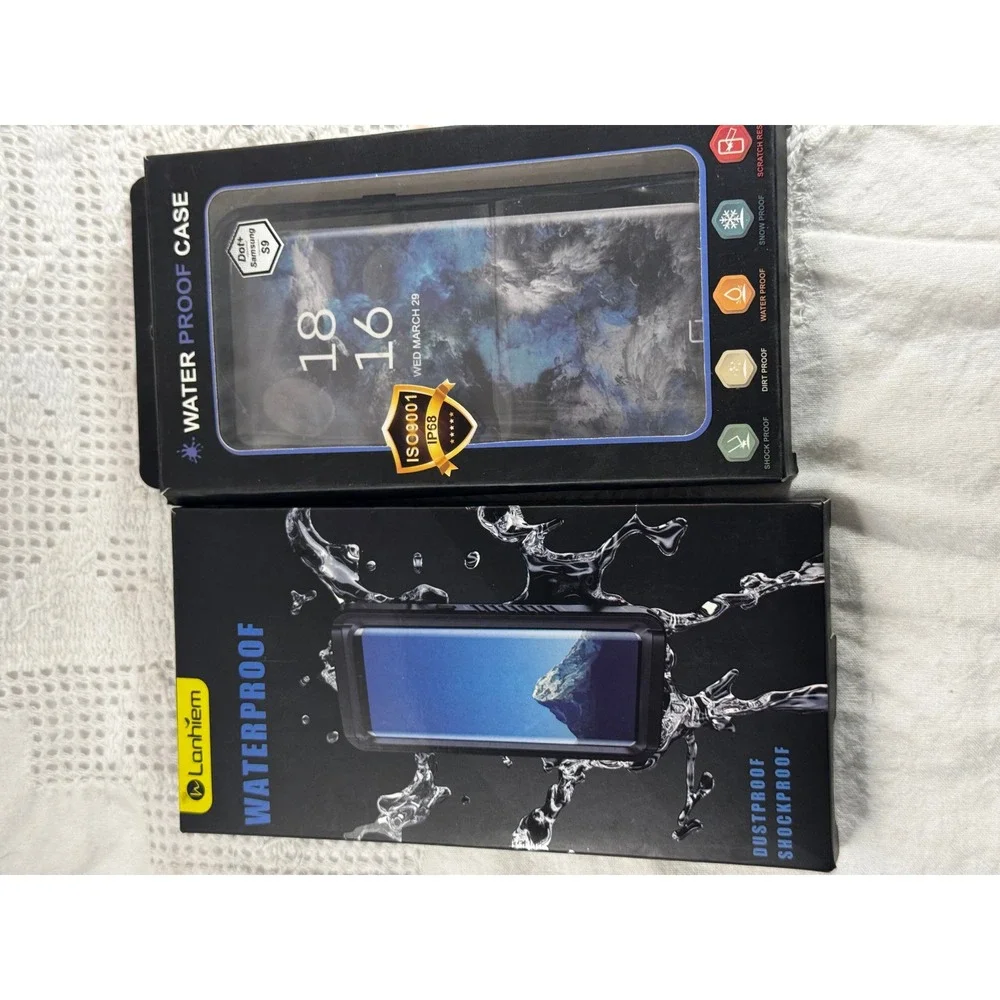 Lanhiem Waterproof Case Bundle Google Pixel 6 Samsung Galaxy S9 IP68 Shockproof